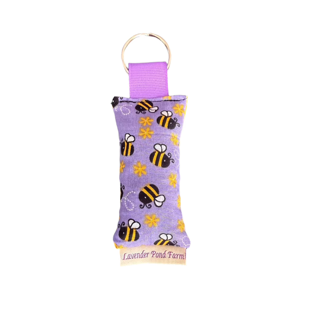 Lavender Sachet Key Chain – Lavender Pond Farm