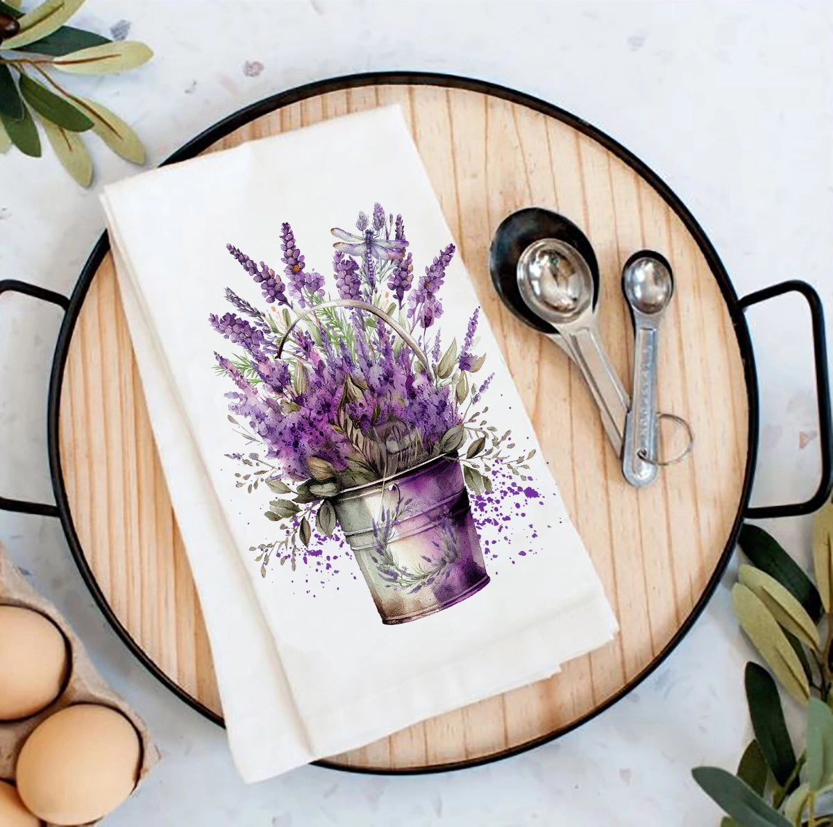 lavender plant for bedroom Lavender Pond Farm Tea Towel