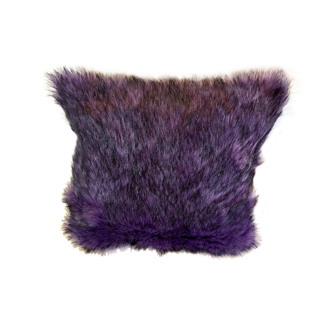 Fur Decorative Pillow – Lavender Pond Farm - Main Image