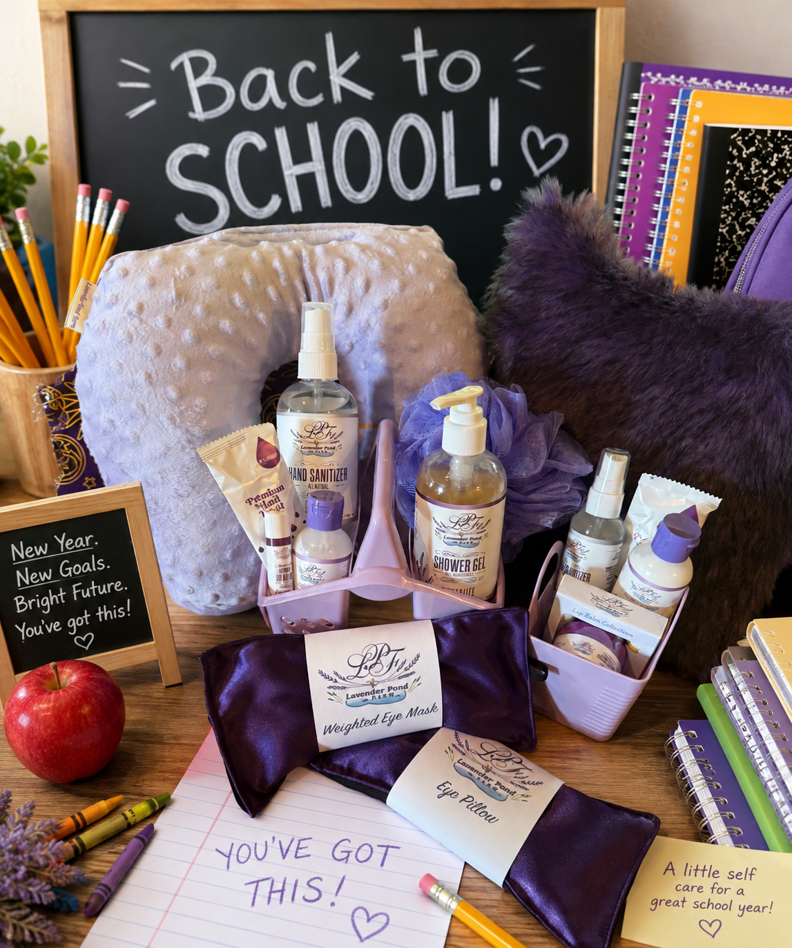 Back to School, Lavender Style: Essentials for a Fresh Relaxing Start