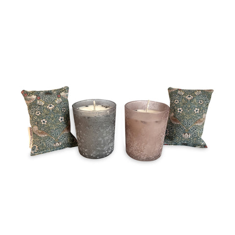 Lavender Toile Soy Candle Set
