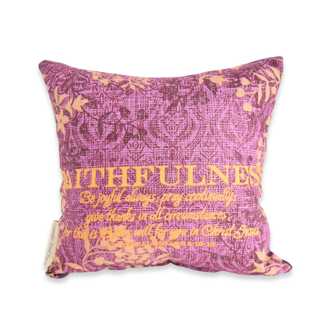 Lavender Inspirational Small Pillow