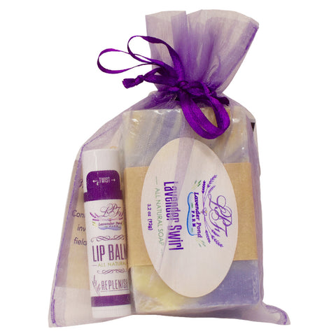 Organza Lavender Soap Gift Bag