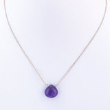 Lavender Heart Necklace by Susan Roberts