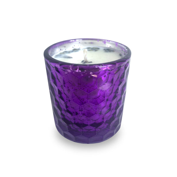 Lavender Votive Glass Candle