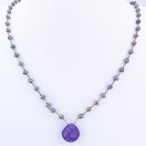 Lavender Waterfall Necklace by Susan Roberts