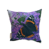 Lavender Vibrant Butterfly Small Pillow