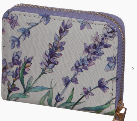 Lavender Fields Zip Around Wallet